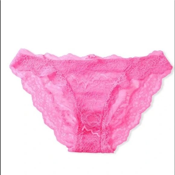 Culotte Cheekini Victoria's Secret Dream Angels - Dentelle Florale, Couleur Silver Taille L - Neuf Sans étiquette
